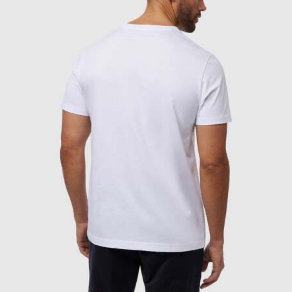Psycho Bunny NWT Lenox Graphic White Crew Tee Pima Cotton T-Shirt Men's 6 Large - Picture 2 of 9